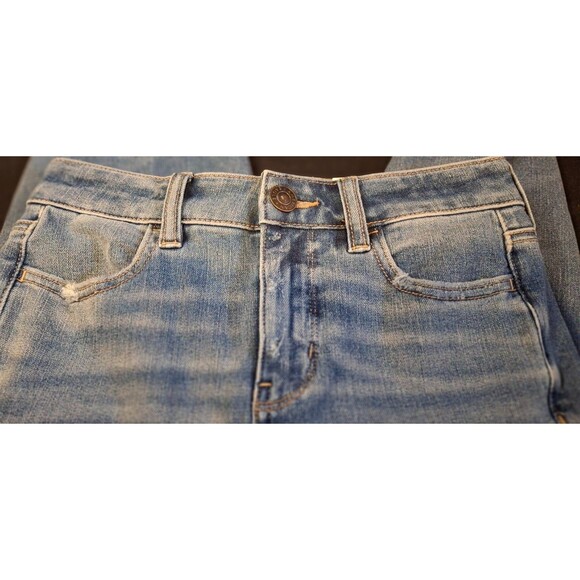 American Eagle -Dream Blue The Dream Jean High Rise Jegging Size 0 Short 25W NWT - Picture 7 of 16